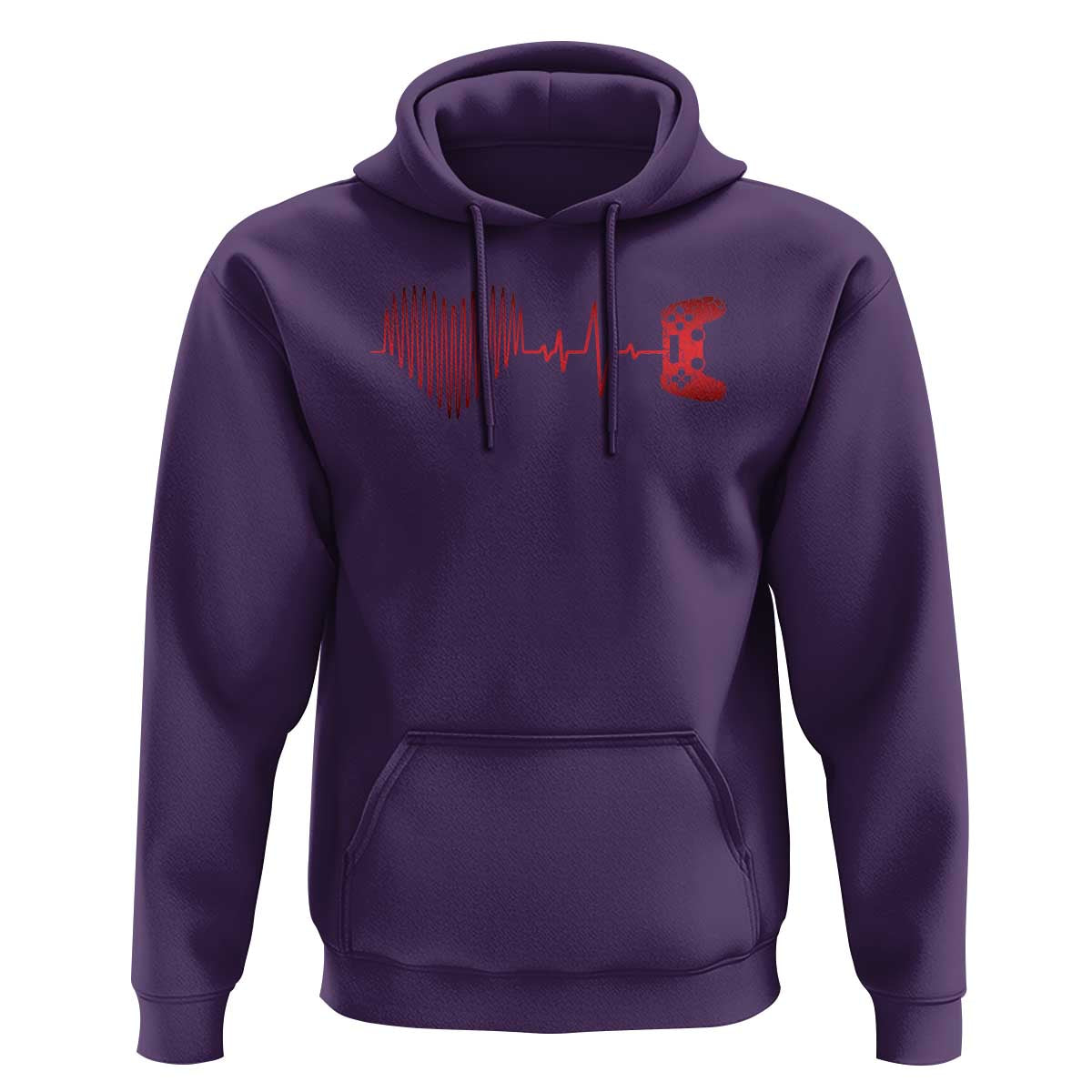 Valentine Gamer Hoodie Heartbeat Video Games Gaming Boys