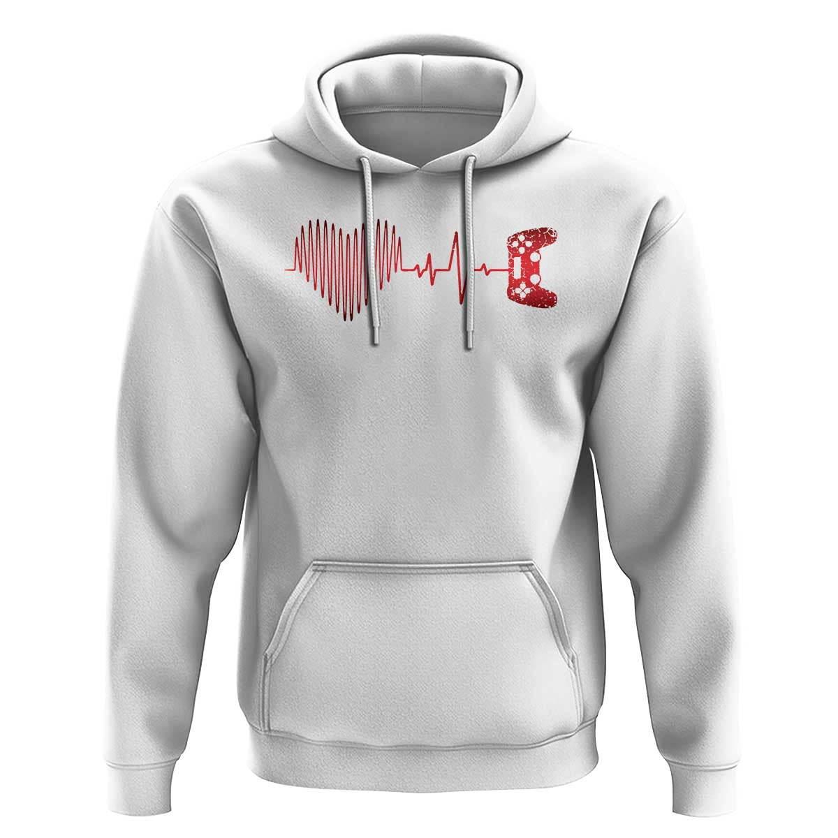Valentine Gamer Hoodie Heartbeat Video Games Gaming Boys
