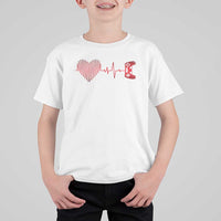 Valentine Gamer T Shirt For Kid Heartbeat Video Games Gaming Boys
