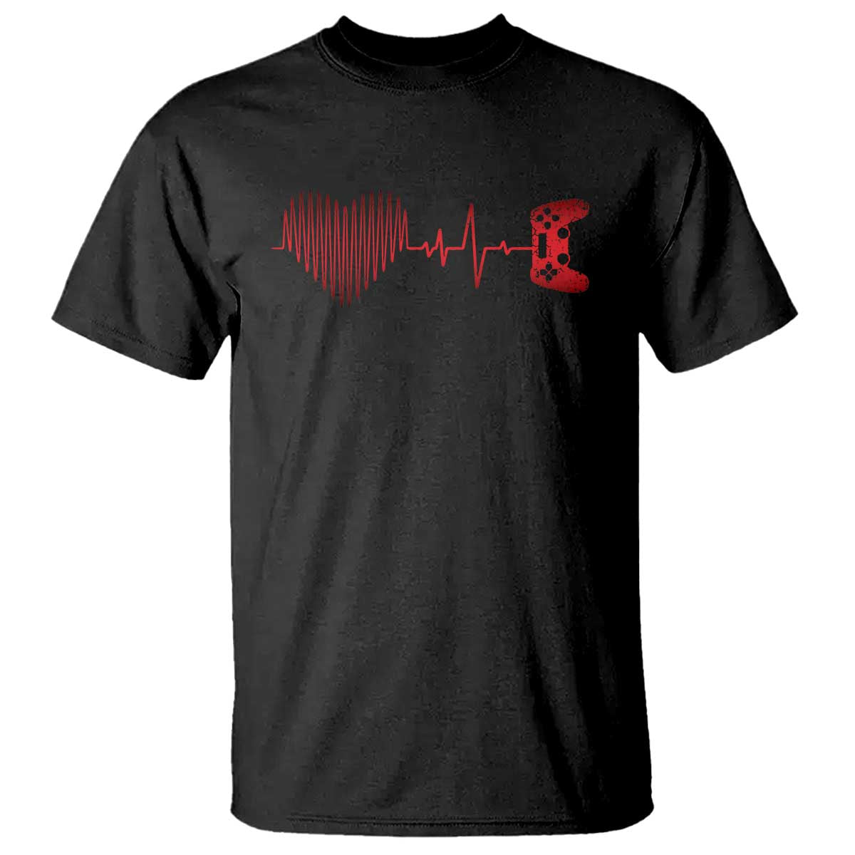 Valentine Gamer T Shirt Heartbeat Video Games Gaming Boys