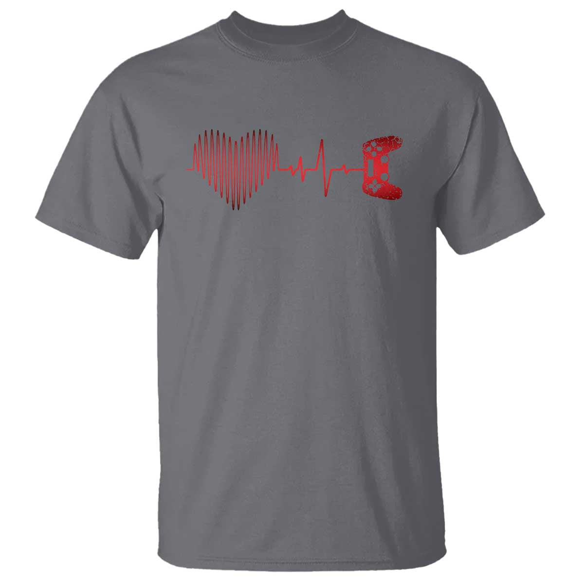 Valentine Gamer T Shirt Heartbeat Video Games Gaming Boys