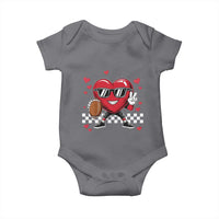 Funny Valentines Day Gamer Baby Onesie Gamer Heartbeat Video Games Gaming