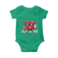 Funny Valentines Day Gamer Baby Onesie Gamer Heartbeat Video Games Gaming