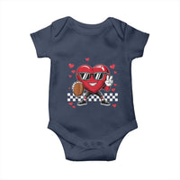 Funny Valentines Day Gamer Baby Onesie Gamer Heartbeat Video Games Gaming