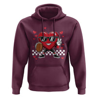 Funny Valentines Day Gamer Hoodie Gamer Heartbeat Video Games Gaming