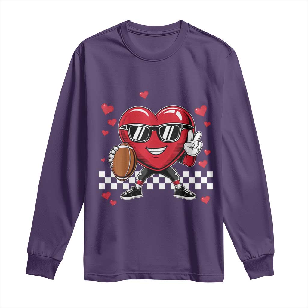 Funny Valentines Day Gamer Long Sleeve Shirt Gamer Heartbeat Video Games Gaming