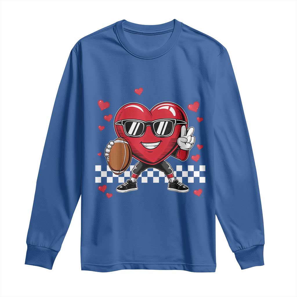 Funny Valentines Day Gamer Long Sleeve Shirt Gamer Heartbeat Video Games Gaming