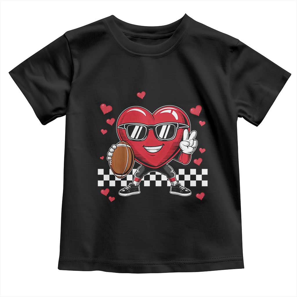 Funny Valentines Day Gamer Toddler T Shirt Gamer Heartbeat Video Games Gaming