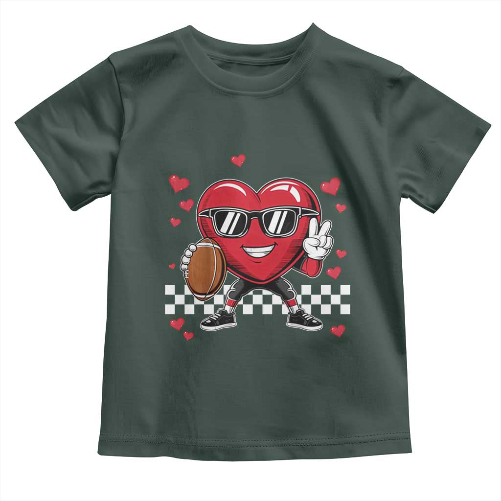 Funny Valentines Day Gamer Toddler T Shirt Gamer Heartbeat Video Games Gaming