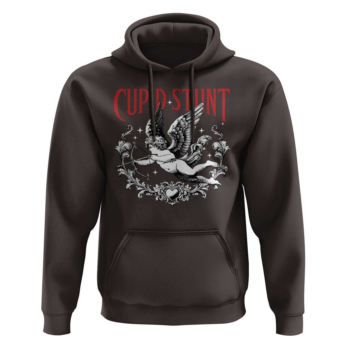 Valentines Party Retro Cupid Stunt Hoodie