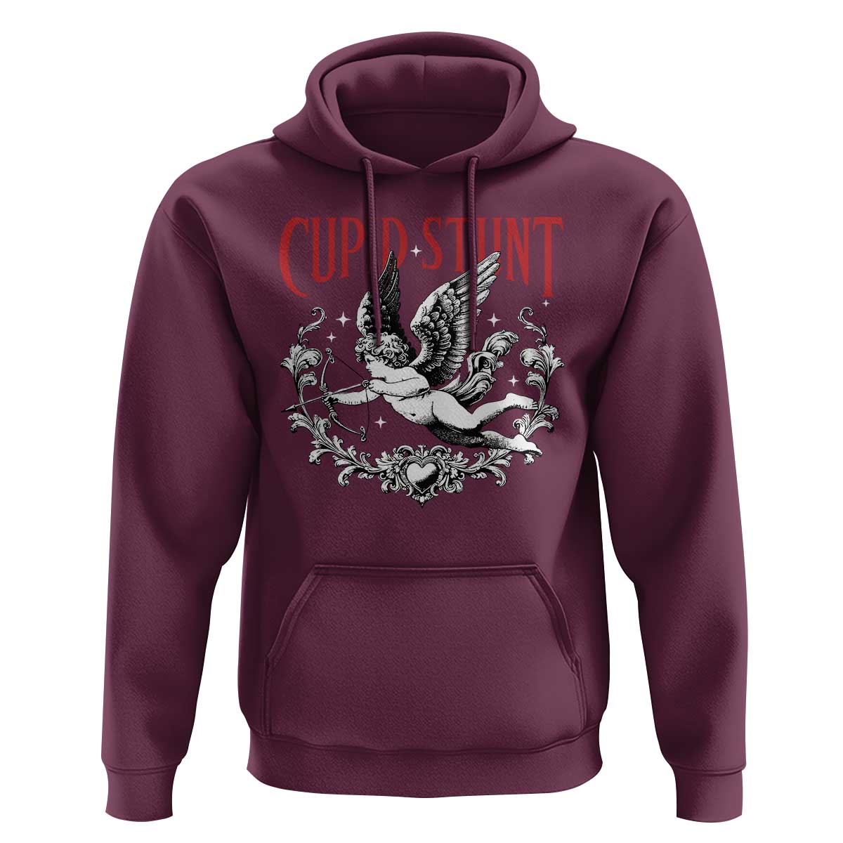 Valentines Party Retro Cupid Stunt Hoodie