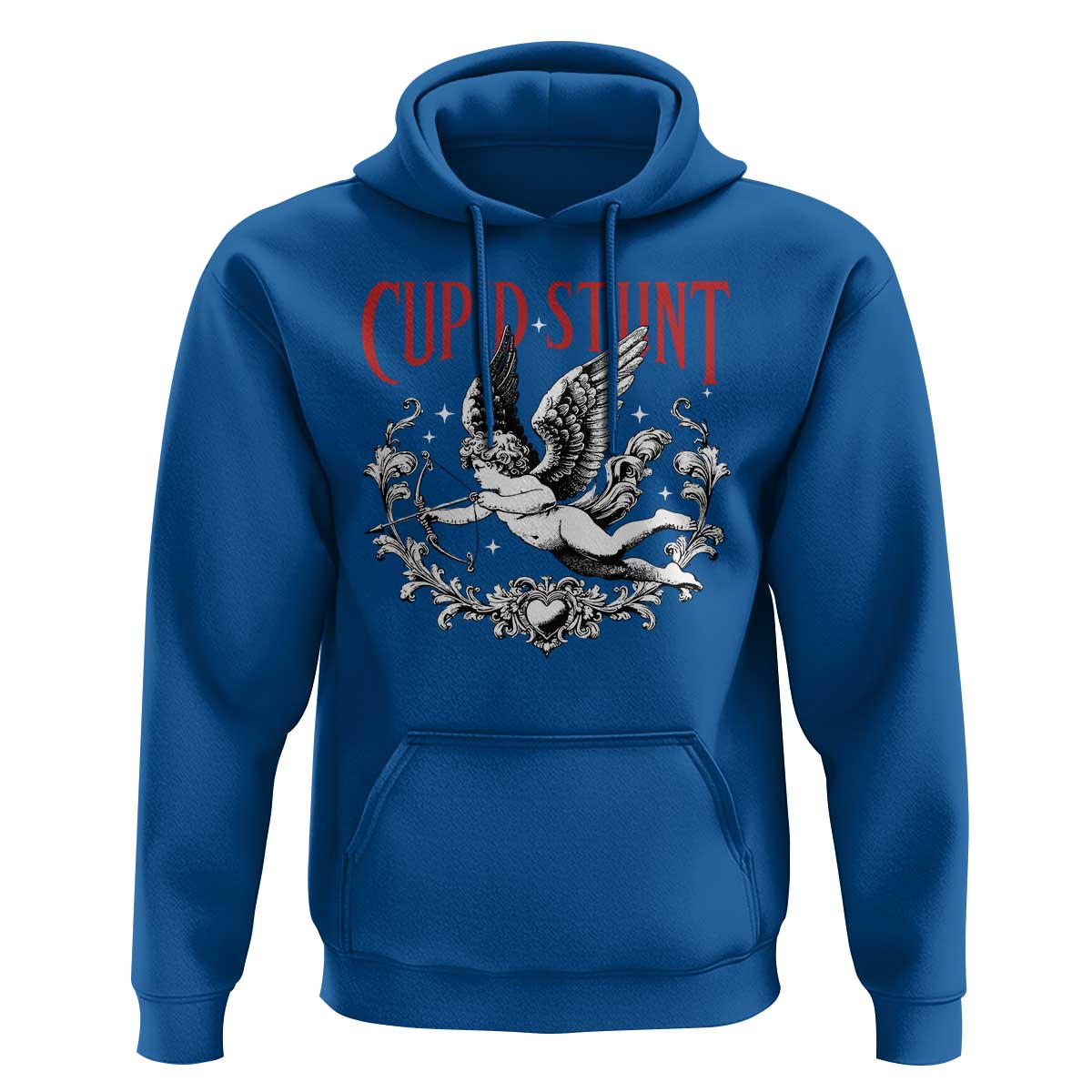Valentines Party Retro Cupid Stunt Hoodie
