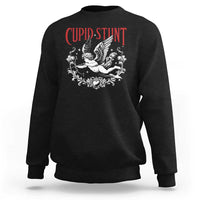 Valentines Party Retro Cupid Stunt Sweatshirt