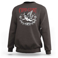 Valentines Party Retro Cupid Stunt Sweatshirt
