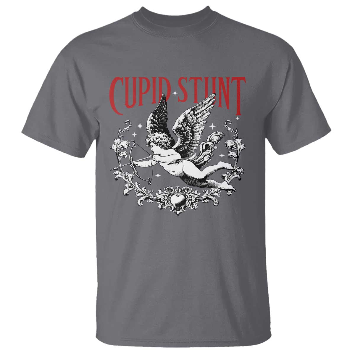 Valentines Party Retro Cupid Stunt T Shirt