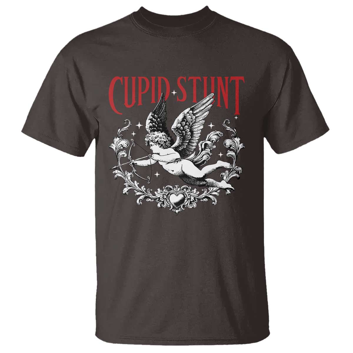 Valentines Party Retro Cupid Stunt T Shirt
