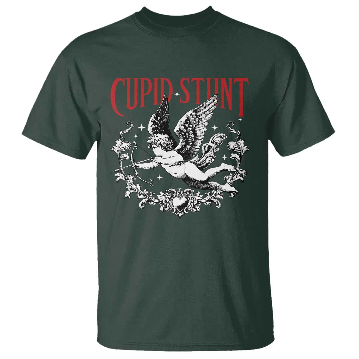 Valentines Party Retro Cupid Stunt T Shirt