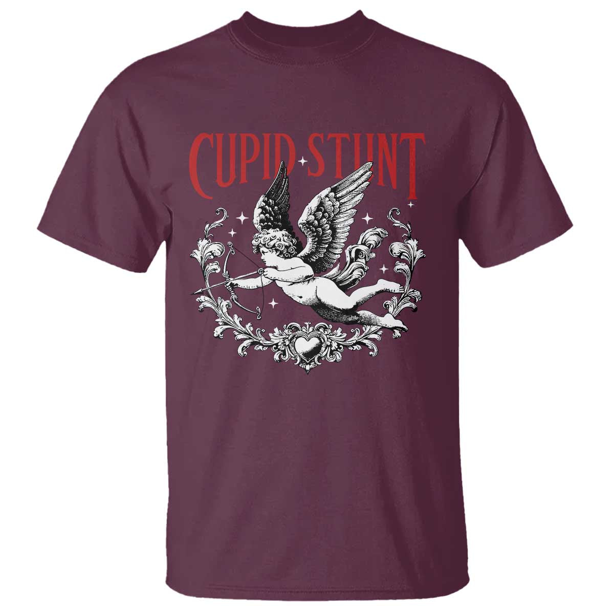 Valentines Party Retro Cupid Stunt T Shirt