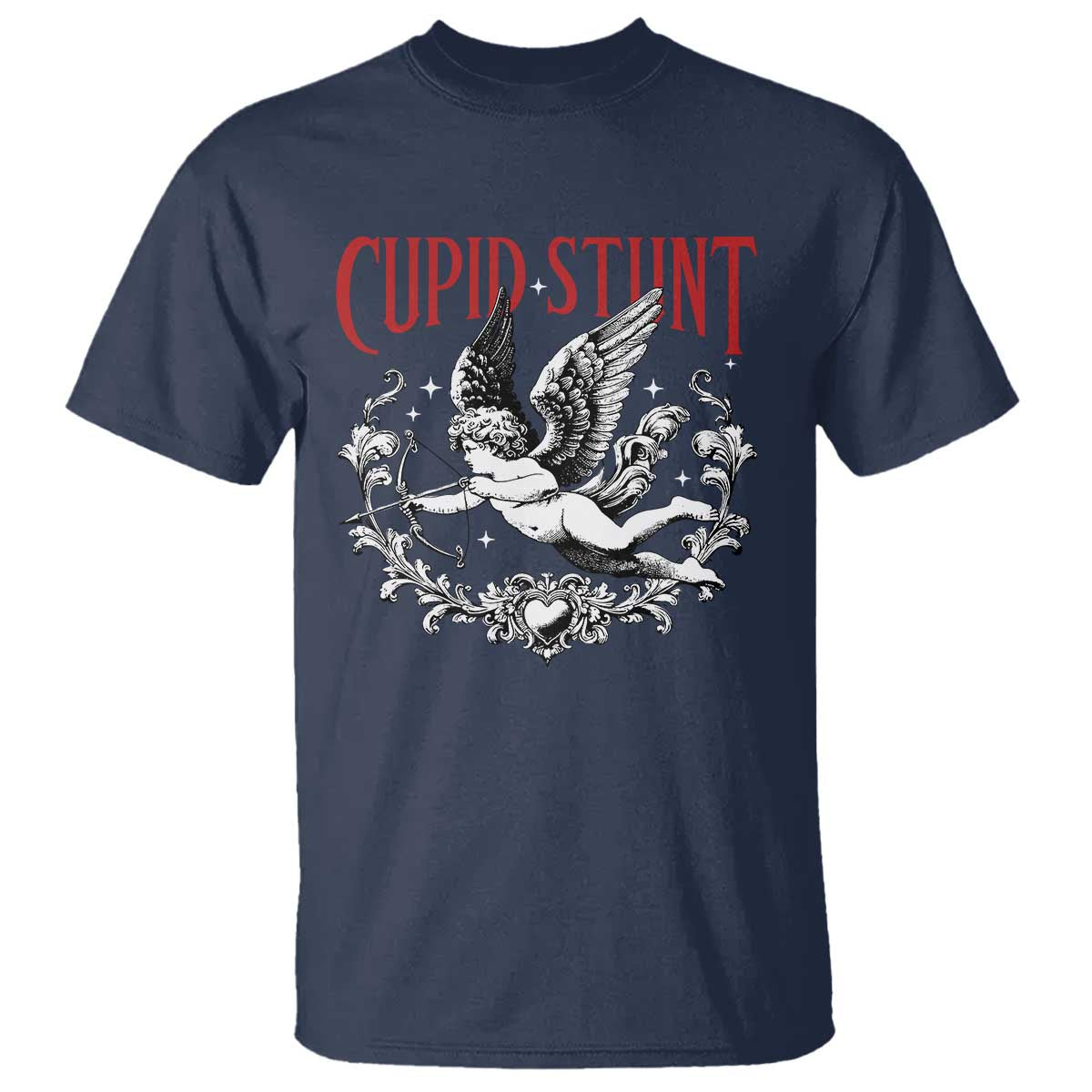 Valentines Party Retro Cupid Stunt T Shirt