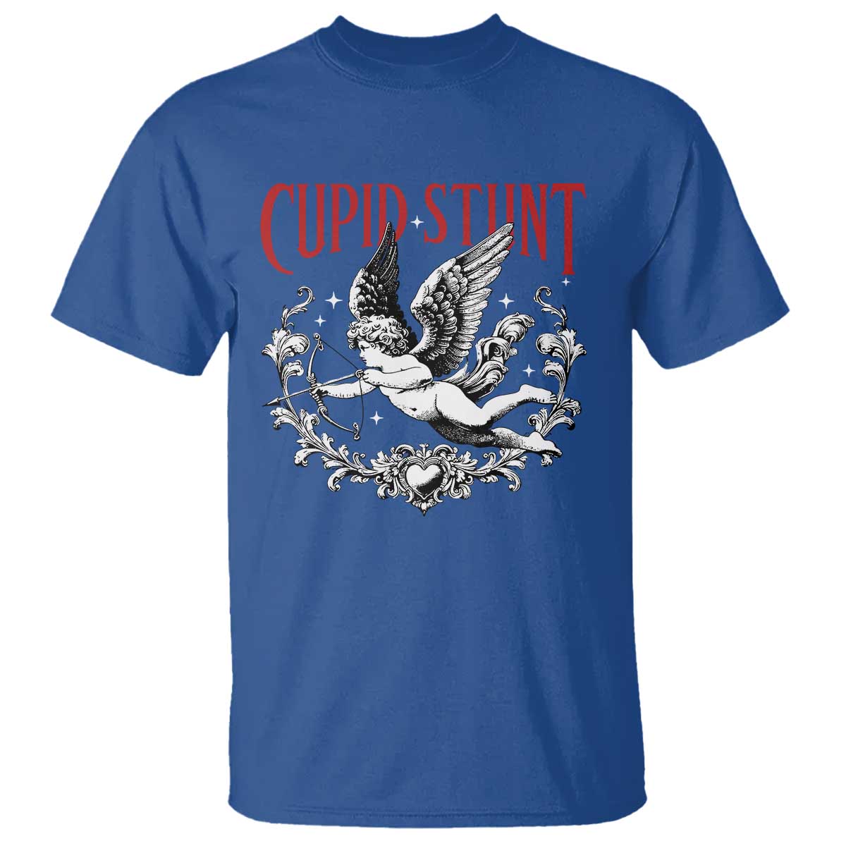 Valentines Party Retro Cupid Stunt T Shirt