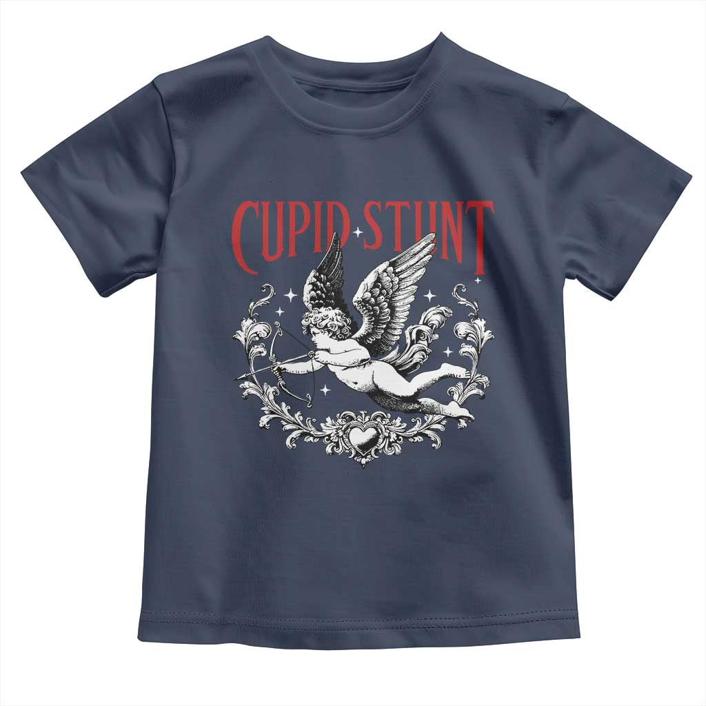 Valentines Party Retro Cupid Stunt Toddler T Shirt