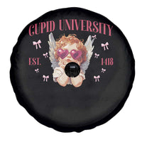 Cupid University Spare Tire Cover Cute Valentines Day Funny College - Wonder Print Shop