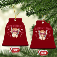 Cupid University Ceramic Ornament Cute Valentines Day Funny College - Wonder Print Shop