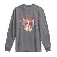 Cupid University Long Sleeve Shirt Cute Valentines Day Funny College - Wonder Print Shop
