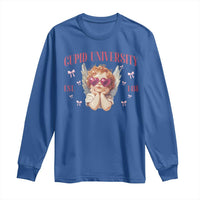 Cupid University Long Sleeve Shirt Cute Valentines Day Funny College - Wonder Print Shop