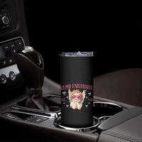 Cupid University Skinny Tumbler Cute Valentines Day Funny College - Wonder Print Shop