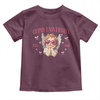 Cupid University Toddler T Shirt Cute Valentines Day Funny College - Wonder Print Shop