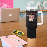 Cupid University Tumbler With Handle Cute Valentines Day Funny College - Wonder Print Shop