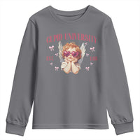 Cupid University Youth Sweatshirt Cute Valentines Day Funny College - Wonder Print Shop