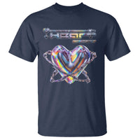 Funny Anti Valentines Day T Shirt Heart Protect Anti Love Single Day