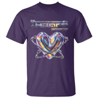 Funny Anti Valentines Day T Shirt Heart Protect Anti Love Single Day