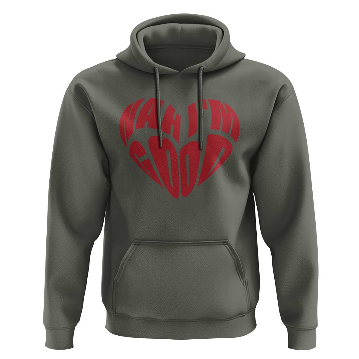 Anti Valentines Day Hoodie Heart Nah Im Good Funny Single Awareness Gift