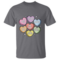 Funny Anti Valentines Day T Shirt Sarcasm Conversation Candy Hearts