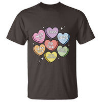 Funny Anti Valentines Day T Shirt Sarcasm Conversation Candy Hearts