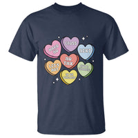 Funny Anti Valentines Day T Shirt Sarcasm Conversation Candy Hearts