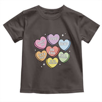 Funny Anti Valentines Day Toddler T Shirt Sarcasm Conversation Candy Hearts