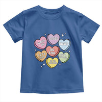 Funny Anti Valentines Day Toddler T Shirt Sarcasm Conversation Candy Hearts