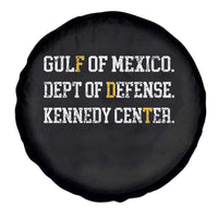 Subtle FDT Spare Tire Cover Vintage Gulf of Mexico Dept Of Defense Kennedy Center