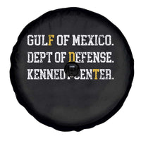 Subtle FDT Spare Tire Cover Vintage Gulf of Mexico Dept Of Defense Kennedy Center