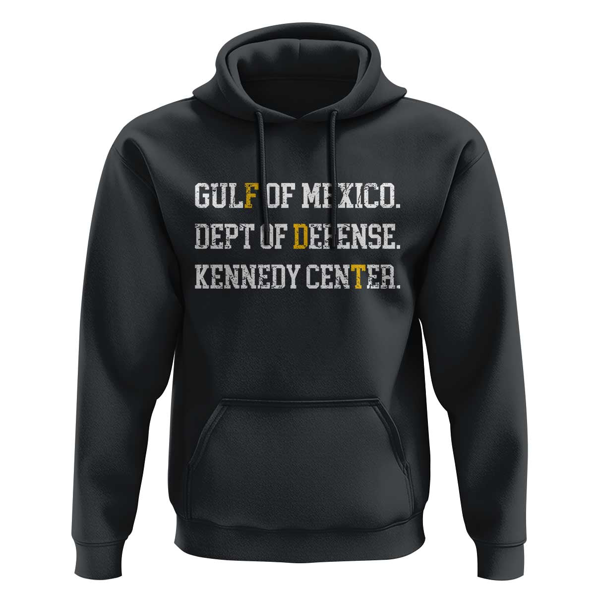 Subtle FDT Hoodie Vintage Gulf of Mexico Dept Of Defense Kennedy Center