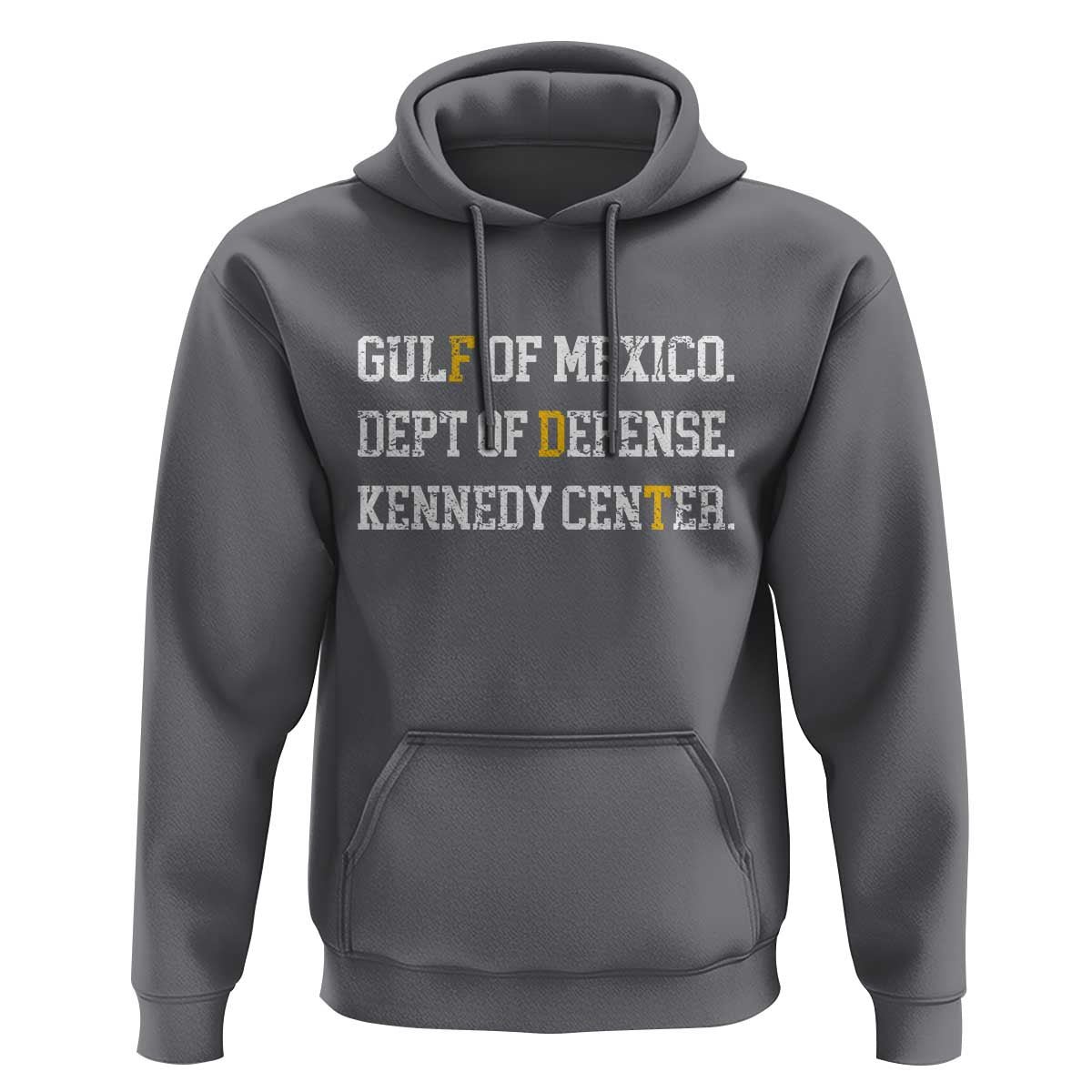 Subtle FDT Hoodie Vintage Gulf of Mexico Dept Of Defense Kennedy Center