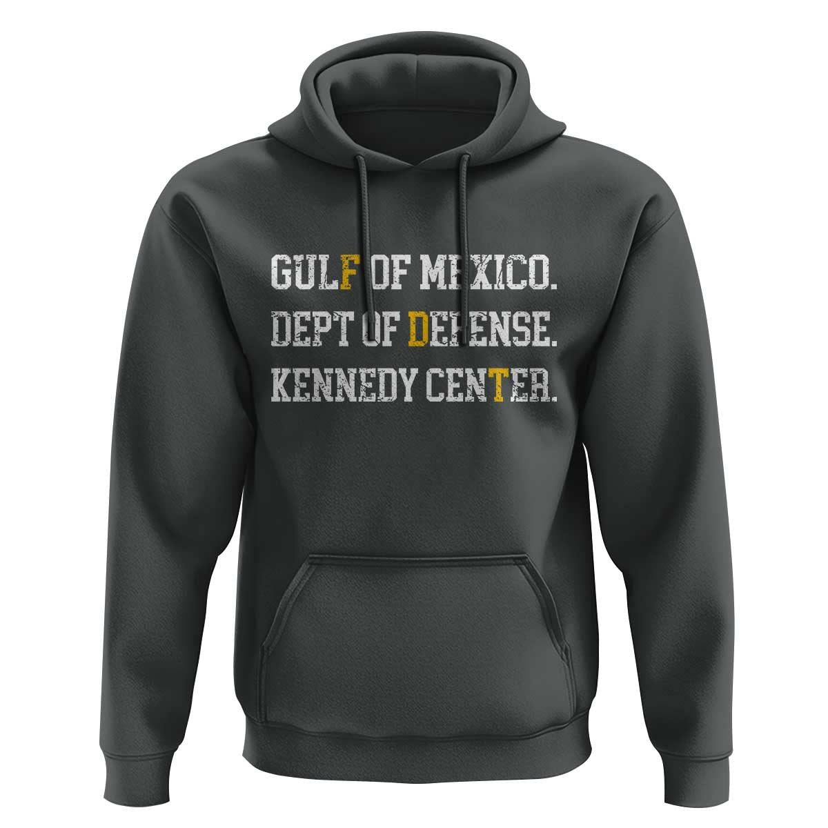 Subtle FDT Hoodie Vintage Gulf of Mexico Dept Of Defense Kennedy Center