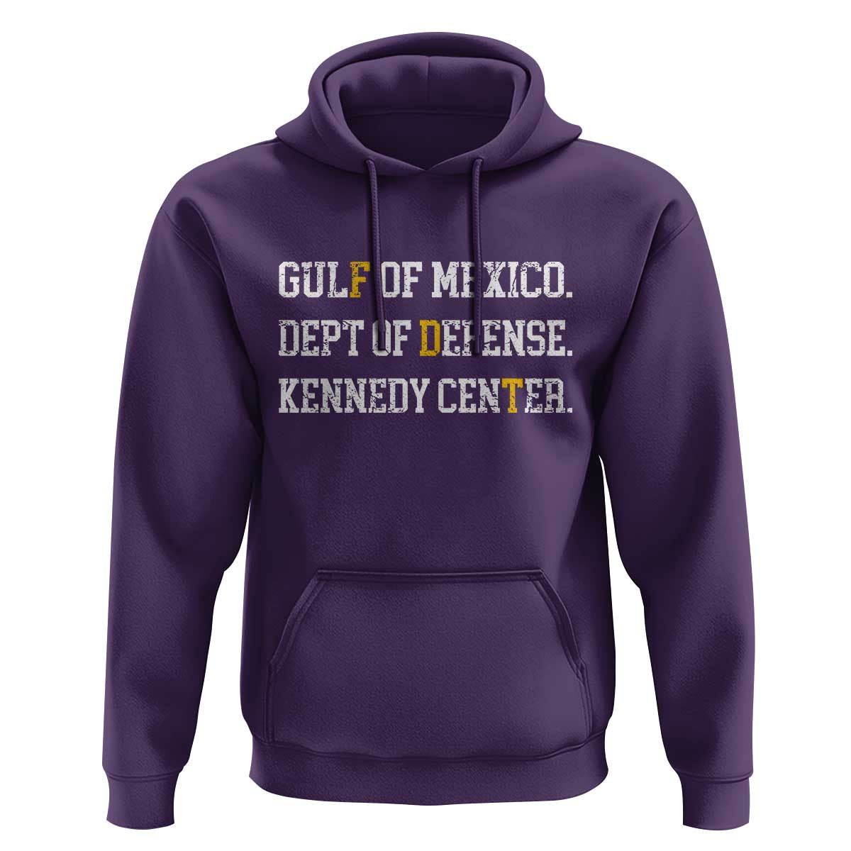 Subtle FDT Hoodie Vintage Gulf of Mexico Dept Of Defense Kennedy Center