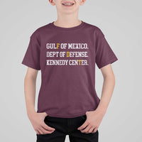Subtle FDT T Shirt For Kid Vintage Gulf of Mexico Dept Of Defense Kennedy Center