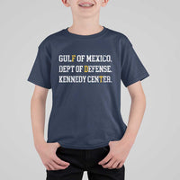 Subtle FDT T Shirt For Kid Vintage Gulf of Mexico Dept Of Defense Kennedy Center