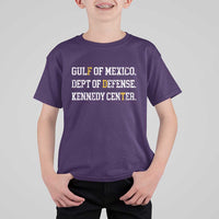Subtle FDT T Shirt For Kid Vintage Gulf of Mexico Dept Of Defense Kennedy Center